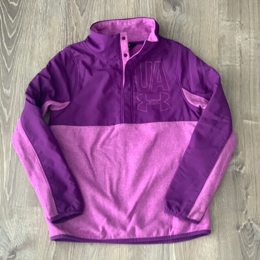 Under Armour Purple Quarter-Zip Pullover